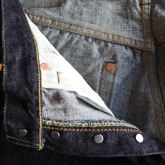 TCBジーンズ 50's jeans ワンウォッシュ インディゴデニム