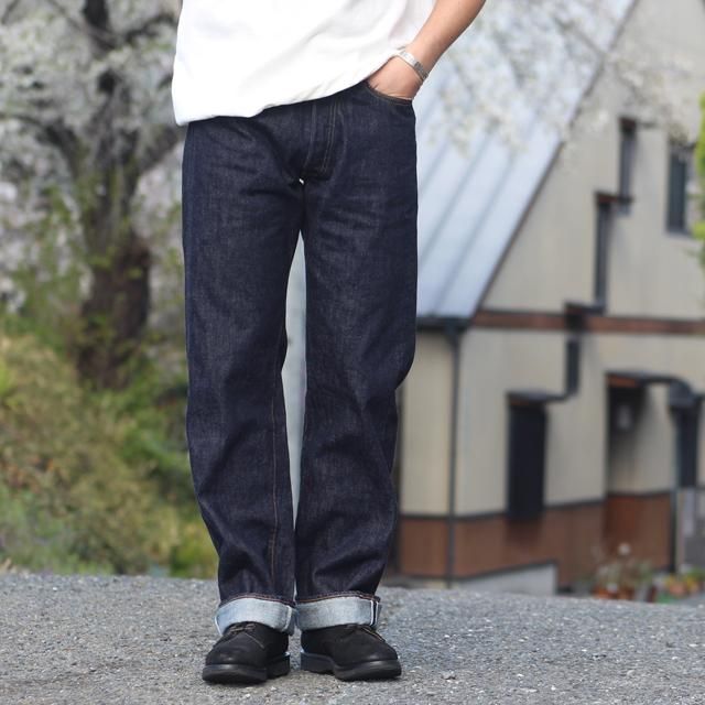 TCBジーンズ 50's jeans ワンウォッシュ インディゴデニム