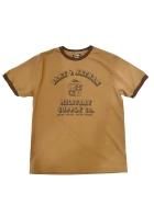 COLIMBO/ Montauk Ringer Tee BN Military Supply BrownD.Brown