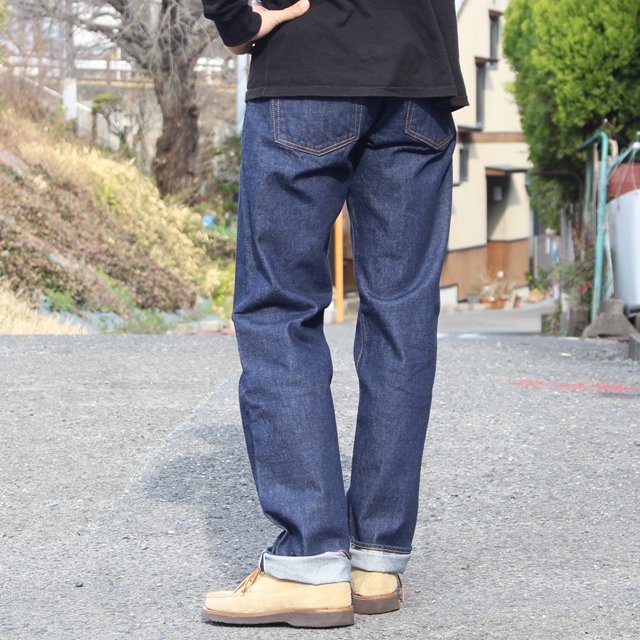 TCBジーンズ Pre-shrunk jeans (type 505) インディゴデニム