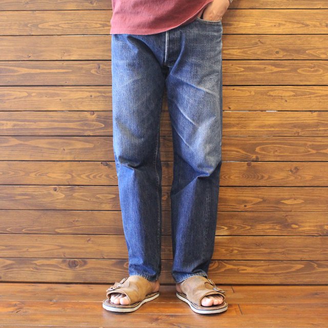 TCBジーンズ Pre-shrunk jeans (type 505) インディゴデニム