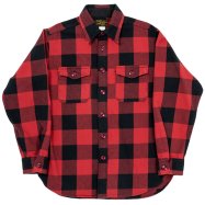 WORKERS/ワーカーズ　Flannel Outdoor Shirt, Red Buffalo Check