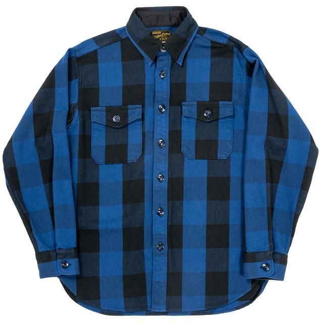 WORKERS/ワーカーズ Flannel Outdoor Shirt Blue Buffalo Check