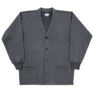 WORKERS/ Cardigan Sweater, Faded Black