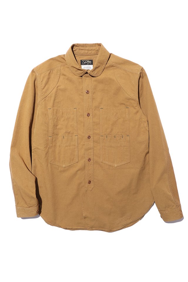 COLIMBO/コリンボ Trapper's Shirt CAMEL