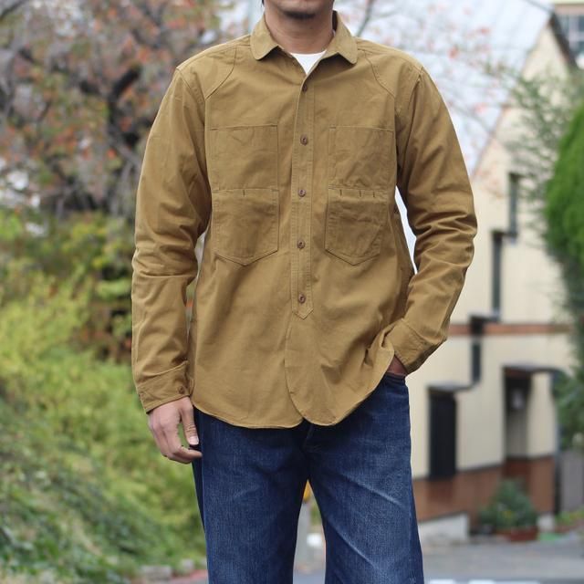 COLIMBO/コリンボ Trapper's Shirt CAMEL