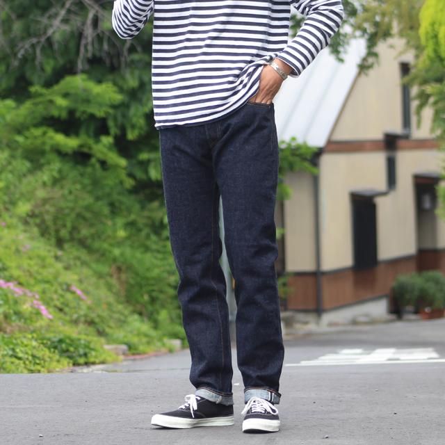 TCBジーンズ Slim 50's T ワンウォッシュ インディゴデニム