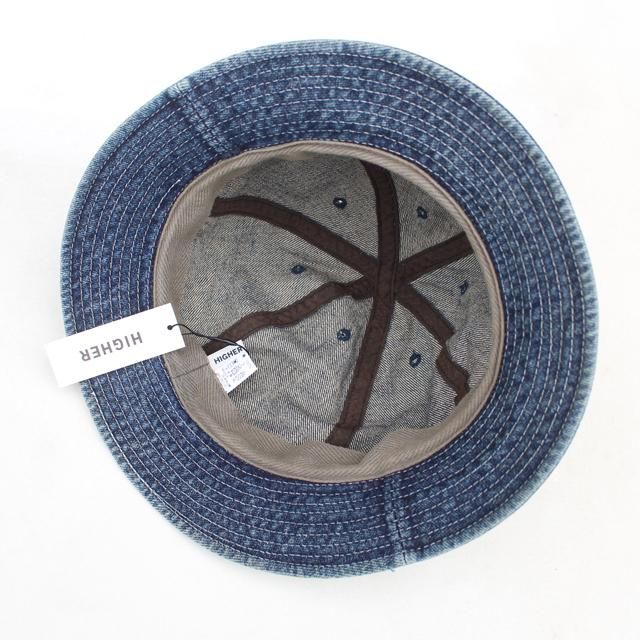 HIGHER/ハイヤー SELVEDGE DENIM CAP USED(加工)