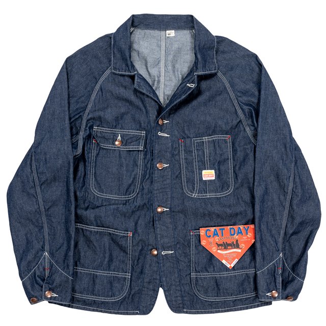 WORKERS/ワーカーズ CAT DAY Coverall, 6oz Indigo Denim