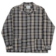 <img class='new_mark_img1' src='https://img.shop-pro.jp/img/new/icons13.gif' style='border:none;display:inline;margin:0px;padding:0px;width:auto;' />WORKERS/  Open Collar Shirt Grey Madras