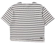 Ԥͽʡ COLIMBO/ St.Sampson French Border Shirt -Half Lrngth Sleeves- Oyster WhiteNavy Blue