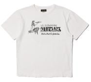 COLIMBO/ Norwalk Cotton Tee =USS Blueback= Ivory White