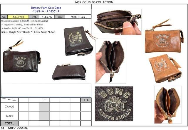 COLIMBO/コリンボ Battery Park Coin Case Black