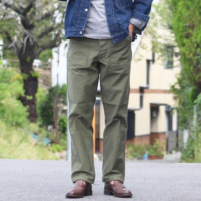 WORKERS/ワーカーズ Baker Pants, Slim Fit, 10296 Reversed Sateen