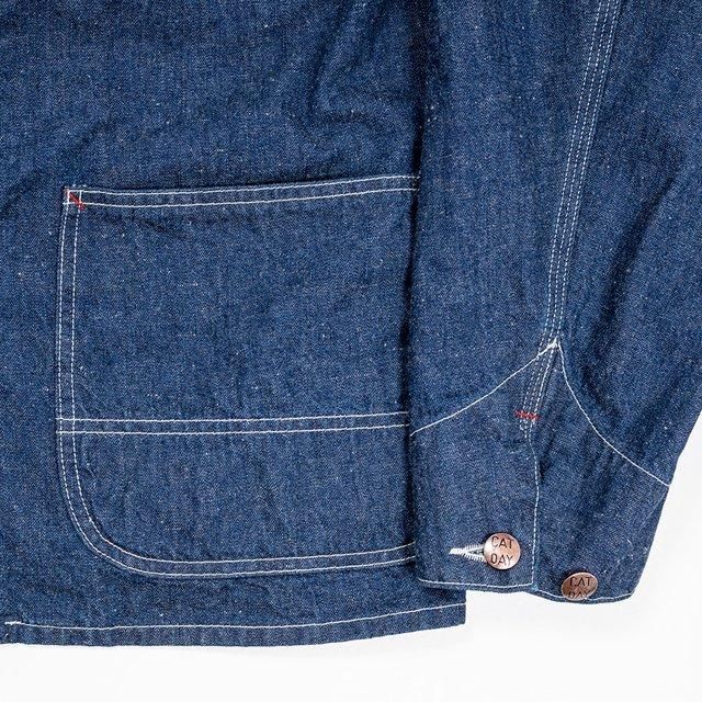 WORKERS/ワーカーズ CAT DAY Coverall, 9.5 oz Indigo Denim WORKERS/ワーカーズ CAT DAY Coverall, 9.5 oz Indigo Denim