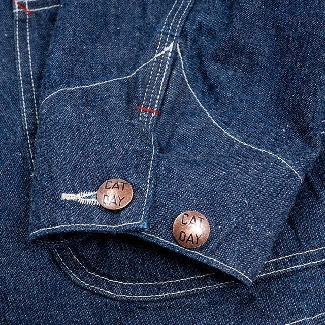 WORKERS/ワーカーズ CAT DAY Coverall, 9.5 oz Indigo Denim WORKERS/ワーカーズ CAT DAY Coverall, 9.5 oz Indigo Denim