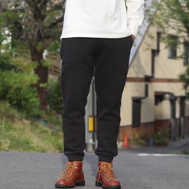 COLIMBO/コリンボ H&J Heavy Weight Sweat-Pants =Plain= Black COLIMBO/コリンボ H&J Heavy Weight Sweat-Pants =Plain= Black