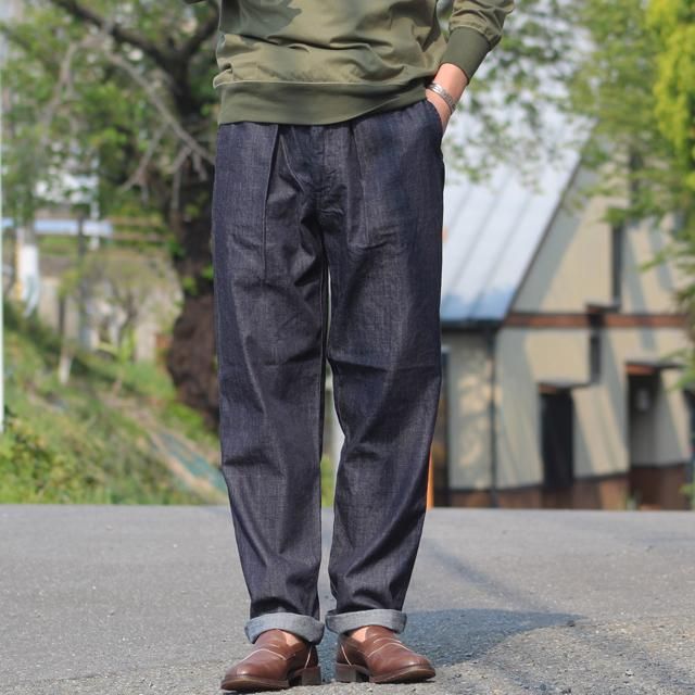 WORKERS/ワーカーズ Summer Trousers, 20, 7.5 oz Indigo Denim