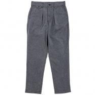 <img class='new_mark_img1' src='https://img.shop-pro.jp/img/new/icons13.gif' style='border:none;display:inline;margin:0px;padding:0px;width:auto;' />WORKERS/ Summer Trousers, 20, Black Chambray