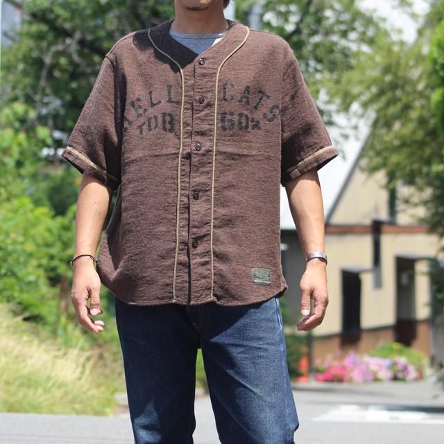 28th ファッション COLIMBO ベースボールシャツ 10oz インディゴ