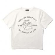 Ԥͽʡ COLIMBO/ Norwalk Cotton Tee =Opn. Market Time= Ivory White