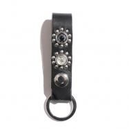 Ԥͽʡ COLIMBO/ JEWEL STUDDED LEATHER KEY RING