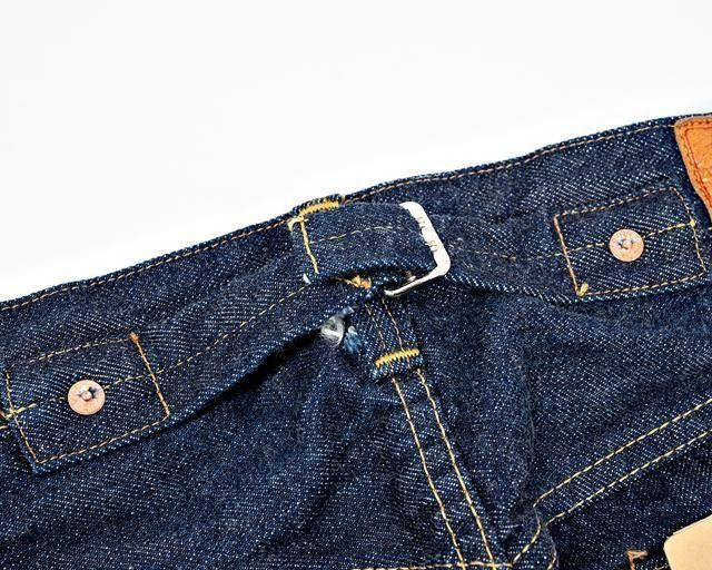 WORKERS/ワーカーズ 37 801XH Buckle Back 14.7 oz, Indigo Raw