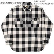 Ԥͽʡ WORKERS/ Deluxe Shirt Open Front White Buffalo Check