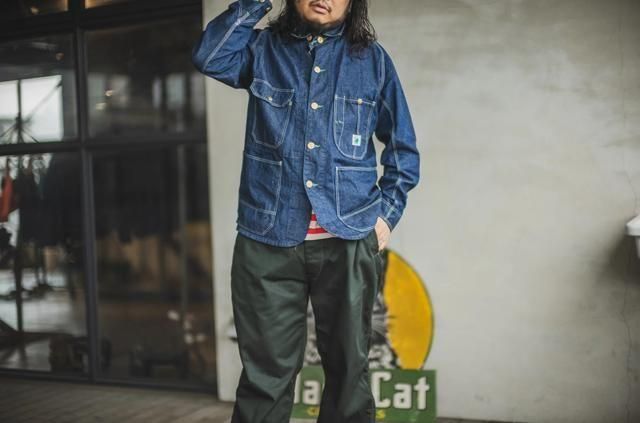 TCBジーンズ Stay Gold Chino/ Tree Green &Trunk Brown