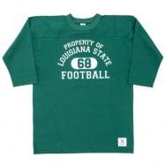 【先行ご予約商品】 WORKERS/ワーカーズ Football T, LOUISIANA, Green