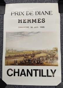 ポスター］1985 PRIX DE DIANE HERMES - 《蓑虫屋》 競馬専門古書店