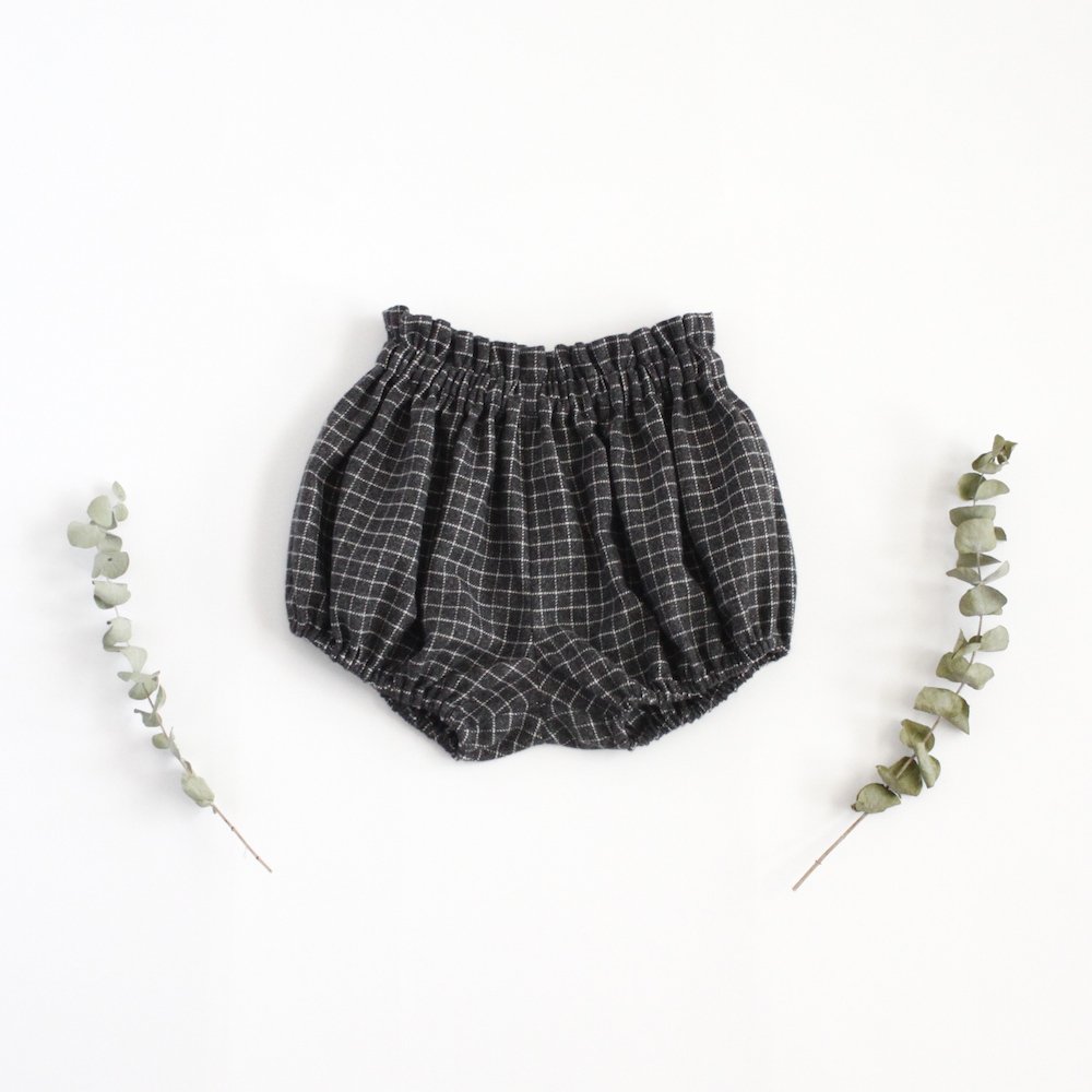 Cotton check bloomers 