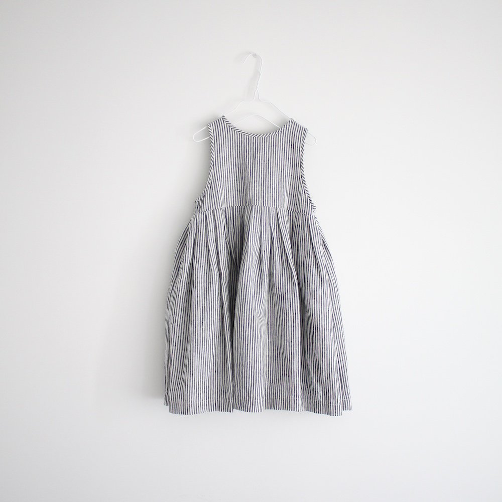 <img class='new_mark_img1' src='https://img.shop-pro.jp/img/new/icons20.gif' style='border:none;display:inline;margin:0px;padding:0px;width:auto;' />【20%OFF】linen striped tuck dress 110