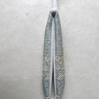 maki textile studio（インド手織り布） 花緒　菱形藍 