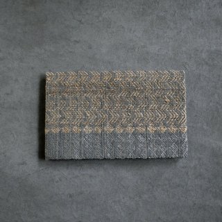 真木テキスタイルスタジオ maki textile studio（インド手織り布）懐紙入れ　モノトーン