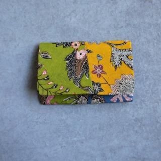 作家もの　手描き　更紗　鏡円模様　染め　袋帯　スリーシーズン 作家もの 手描き 更紗 鏡円模様 染め 袋帯 スリーシーズン