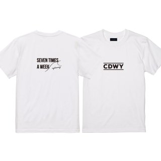 【予約商品】SEVEN TIMES A WEEK TEE -STANDARD- (White)/CYDEWAY サイドウェイ