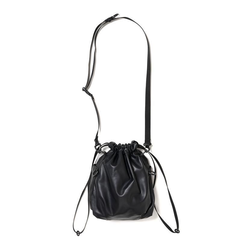 as\"on ブラック ショルダーバッグ PORTER GIRL ポーター シェル 2WAYショルダーバッグ(L) 679