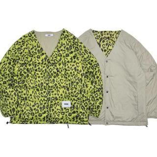 Reversible nyron cardigan (Khaki)/WAX å