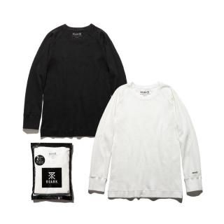 REUSABLE 2PACK THERMAL TEE (White&Black)/ROARK 