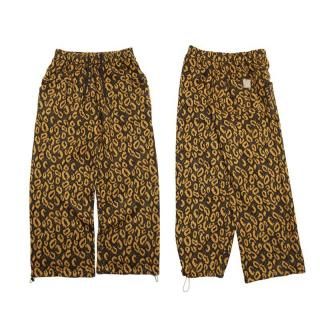 MUSTER KNIT-PANTS (Mustard-Black)/QUOLT 