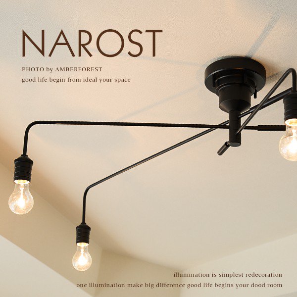 NAROST ナロスト LT-1651 LT-1653 LT-1654 照明 通販 | AMBER FOREST