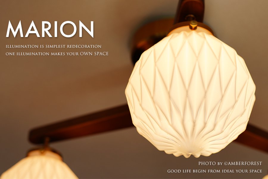 Shiho Nomura 　LEDシーリングライト　ドライヤー2点 MARION (LT-4189 LT-4190 LT-4191) シーリングライト