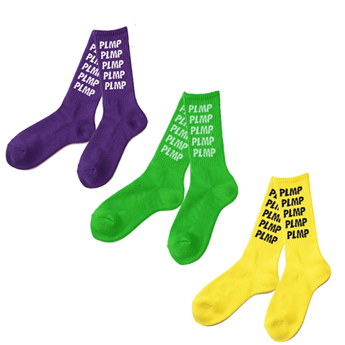 PLMP LOGO SOCKS 2PLMP<img class='new_mark_img2' src='https://img.shop-pro.jp/img/new/icons14.gif' style='border:none;display:inline;margin:0px;padding:0px;width:auto;' />