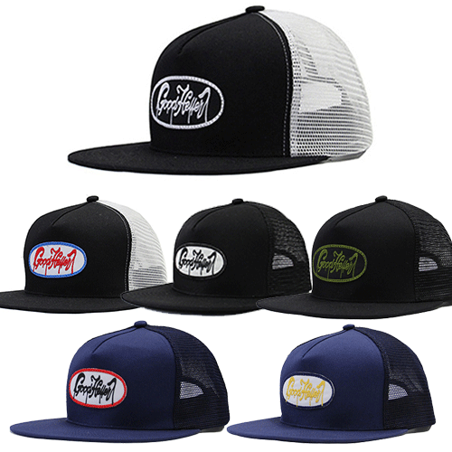 DRIPPING LOGO WAPPEN MESH CAP　GOODHELLER<img class='new_mark_img2' src='https://img.shop-pro.jp/img/new/icons14.gif' style='border:none;display:inline;margin:0px;padding:0px;width:auto;' />