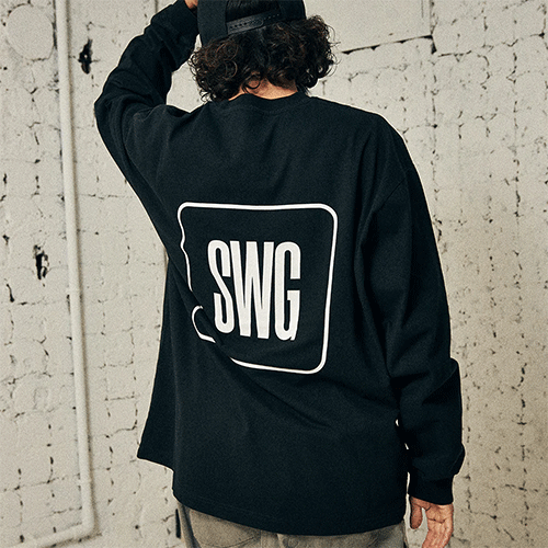 SWG BOX LOGO LT-SHIRT　SWAGGER<img class='new_mark_img2' src='https://img.shop-pro.jp/img/new/icons14.gif' style='border:none;display:inline;margin:0px;padding:0px;width:auto;' />