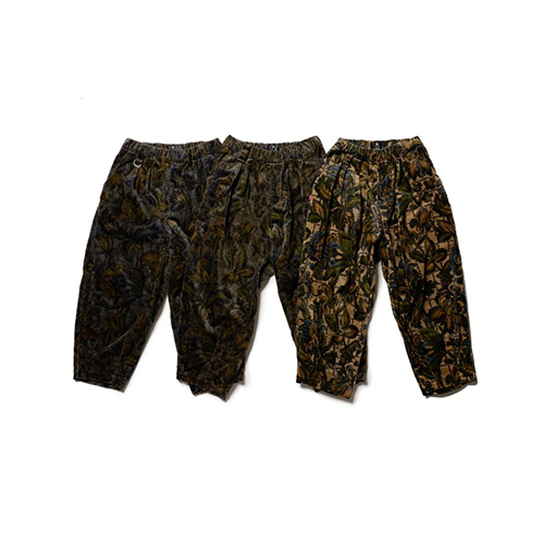 Plant textile fat pantsVIRGOwearworks