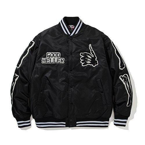 BONE LOGO WAPPEN STADIUM JACKET 