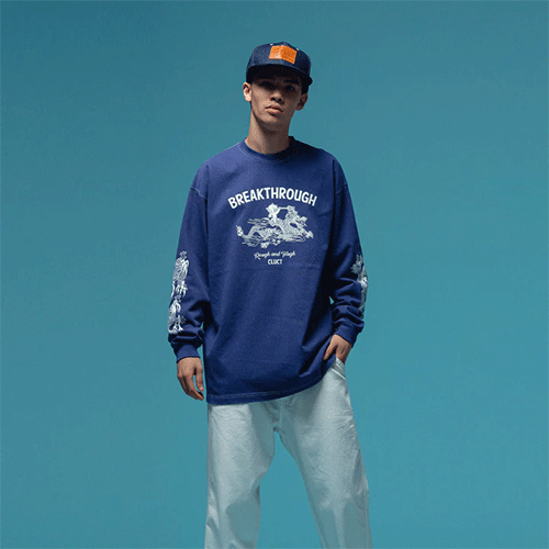 BREAKTHROUGH [DYE L/S TEE]CLUCT <img class='new_mark_img2' src='https://img.shop-pro.jp/img/new/icons14.gif' style='border:none;display:inline;margin:0px;padding:0px;width:auto;' />