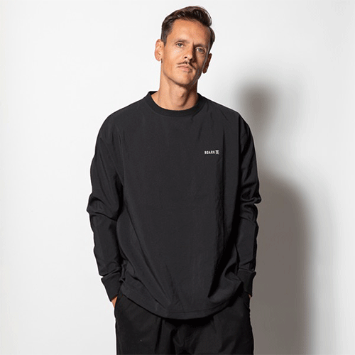 DELTA QD L/S CREWCOLOR: BLACK